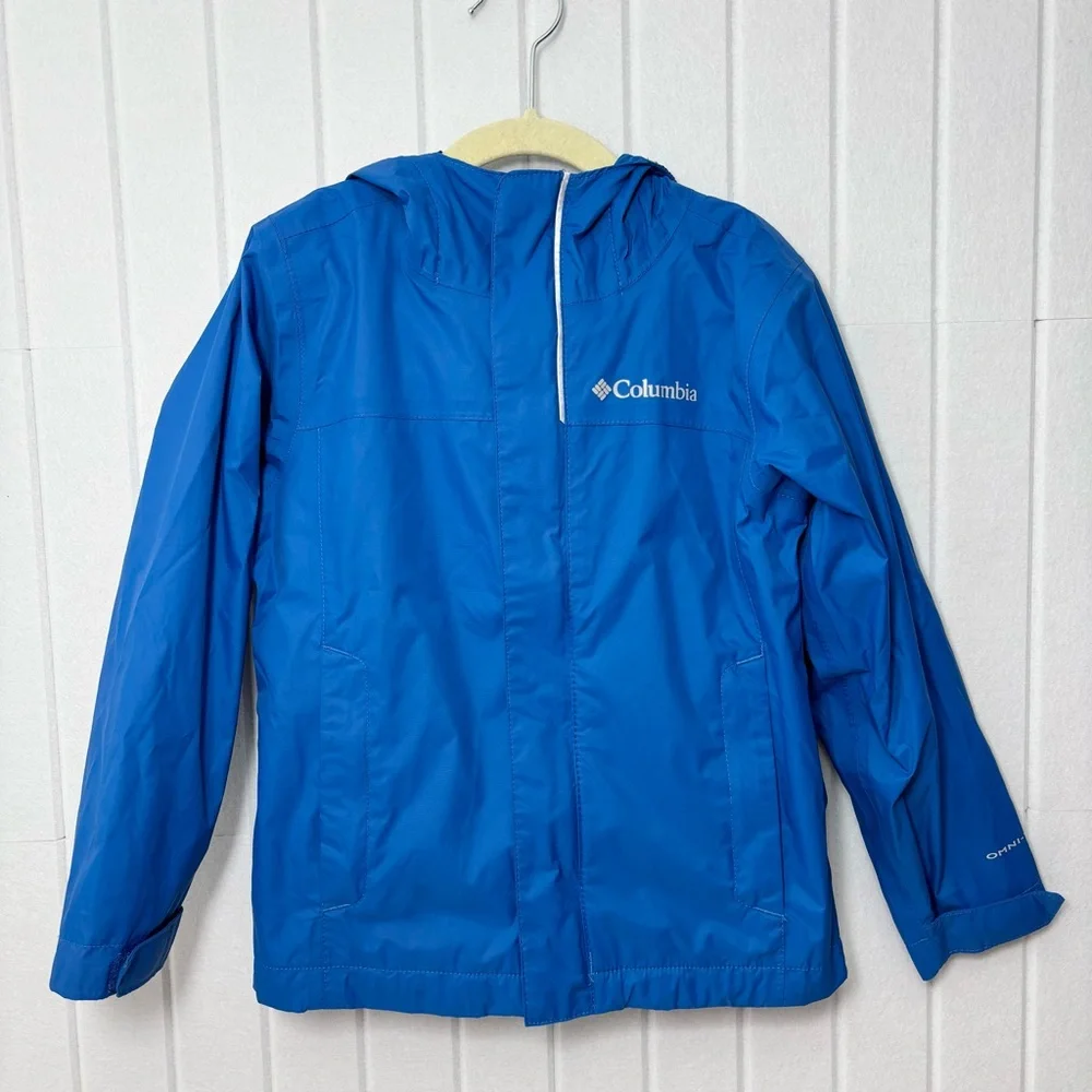 Columbia Blue Raincoat Lightweight‎ Full-Zip Size XSS (4-5)